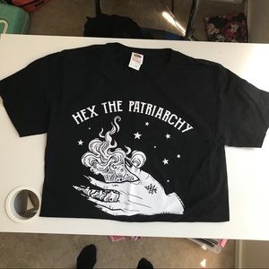 HEX the PATRIARCHY T-shirt small